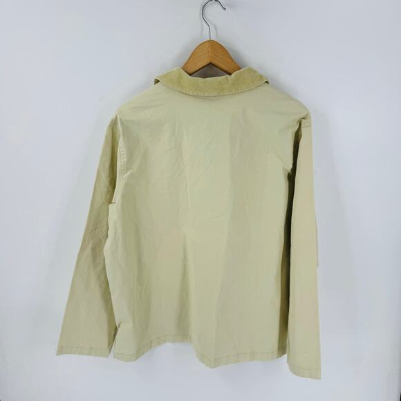 Universal Thread Chore Jacket XL NWT Off-White Corduroy Collar Lightweight - Picture 2 of 10